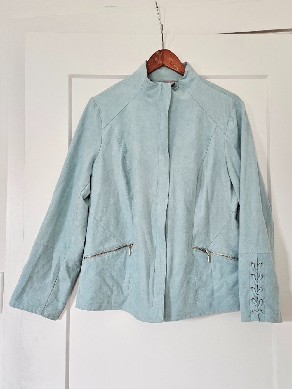 Chicos  faux suede jacket